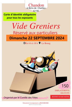 Vide-greniers - Chandon