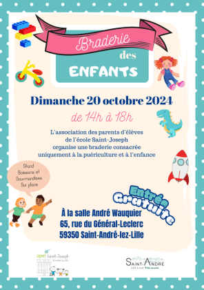 Braderie des enfants - Saint-André-lez-Lille