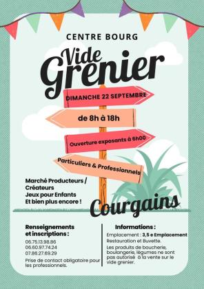 Vide-greniers - Courgains