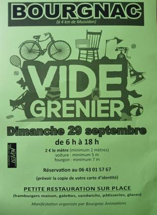 Vide grenier de la fête du village - Bourgnac