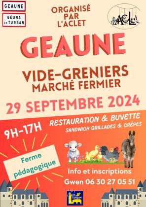 Vide grenier - marché fermier - Geaune