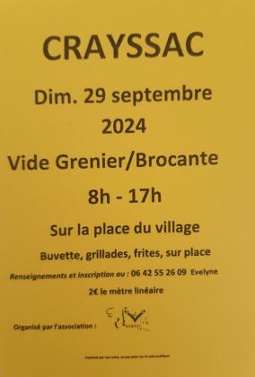 Brocante, Vide grenier - Crayssac