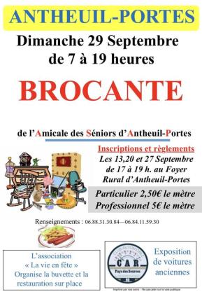 Brocante, Vide grenier - Antheuil-Portes