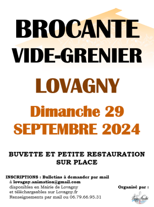 Brocante, Vide grenier - Lovagny