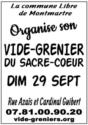 Vide-greniers place du Sacré-Cœur - Paris 18