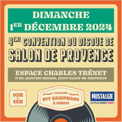 4° convention du disque - concert de pit Sampras - Salon-de-Provence