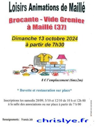 Brocante, Vide grenier - Maillé