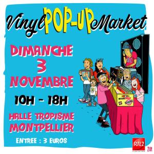 8° vinyle pop-up market - Montpellier