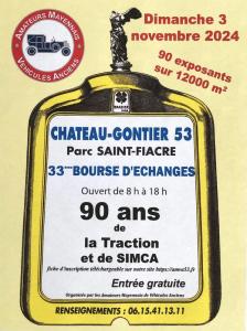 33e bourse d'échanges auto-moto - Château-Gontier