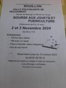 Bourse aux jouets et puériculture - Rouillon