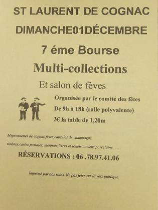 7eme bourse multi-collections - Saint-Laurent-de-Cognac