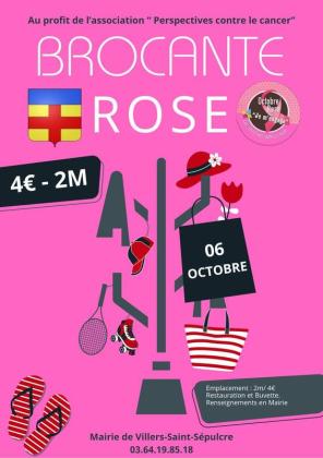 Brocante, Vide grenier rose - Villers-Saint-Sépulcre