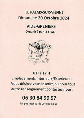 Vide-greniers - Le Palais-sur-Vienne