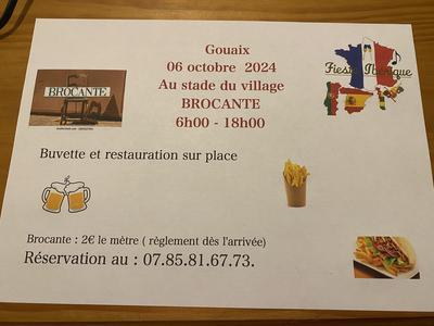 Brocante, Vide grenier - Gouaix