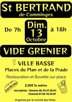 Vide-greniers - Saint-Bertrand-de-Comminges