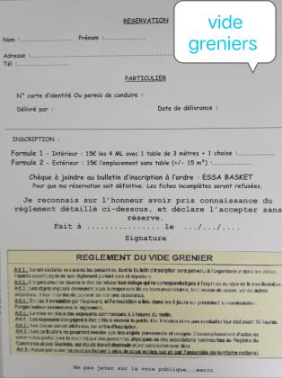 Vide-greniers de la rentrée