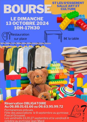 Bourse vêtements livres jouets - Saint-Leu-d'Esserent