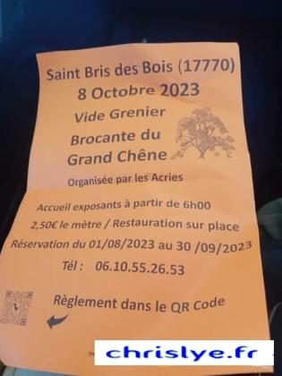 Vide-greniers - Saint-Bris-des-Bois