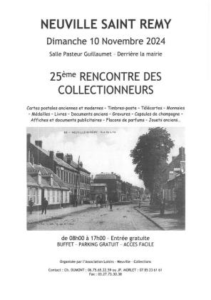 25ème rencontre des collectionneurs - Neuville-Saint-Rémy