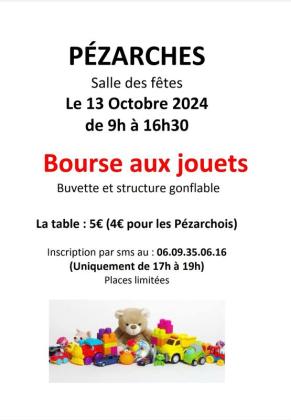 Bourse aux jouets - puériculture - Pézarches