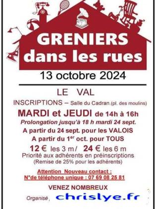 Vide-greniers - Le Val