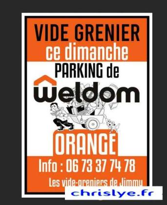 Vide-greniers Weldom Orange