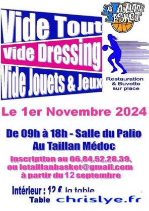 Vide grenier vide dressing vide jouet - Le Taillan-Médoc