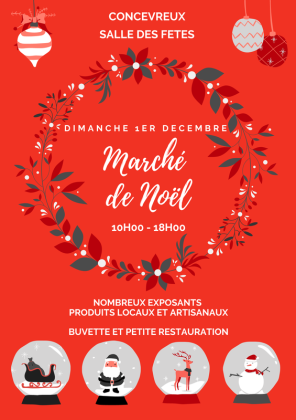 Marché de noël - Concevreux