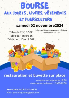 Bourse aux jouets, vêtements, livres et puériculture - Fouquières-lès-Lens