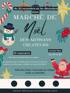 Marché de noël des artisans créateurs - Suze-la-Rousse