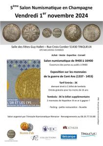 5ème salon numismatique en champagne - Tinqueux