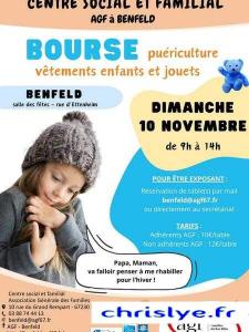 Bourse puériculture, jouets, vêtements enfants - Benfeld