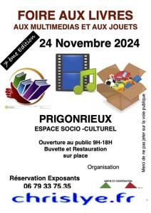 Foire aux livres, multimédias et jouets - Prigonrieux