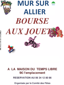 Bourse aux jouets - Mur-sur-Allier