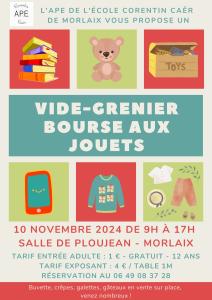 Vide grenier et bourse aux jouets - Morlaix