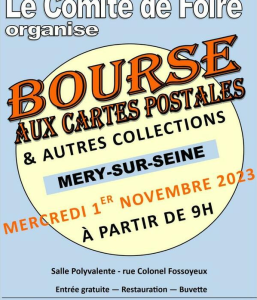 Bourse aux Cartes Postales et autres collections - Méry-sur-Seine