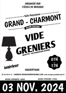 Vide-greniers - Grand-Charmont