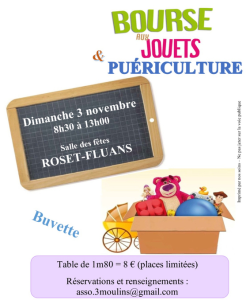 Bourse aux jouets et puériculture - Roset-Fluans