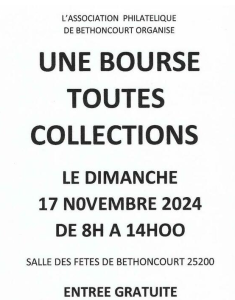 Bourse toute collections - Bethoncourt