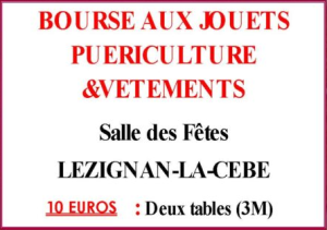 Bourse aux jouets - Lézignan-la-Cèbe