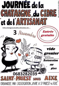 Fête de la châtaigne et vide grenier - Saint-Priest-sous-Aixe