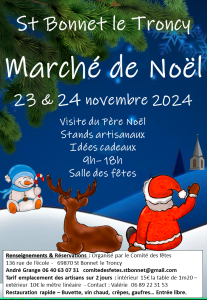 Marché de noël - Saint-Bonnet-le-Troncy