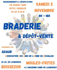 Braderie et dépôt vente - Boissezon