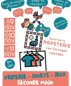 Friperie - jouets - jeux - Burlats