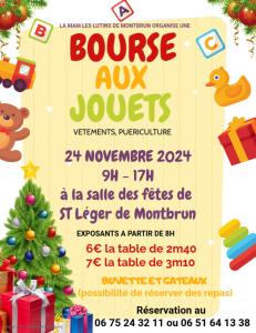 Bourse aux jouets, vêtements et puériculture - Saint-Léger-de-Montbrun