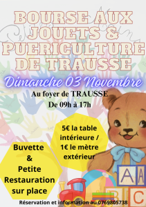 Bourse aux jouets et puériculture - Trausse