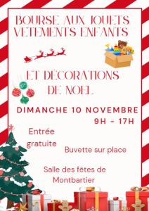 Bourse aux jouets, vêtements enfants et décoration de Noël - Montbartier