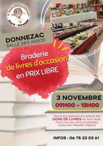 Braderie de livres d'occasion en prix libre - Donnezac