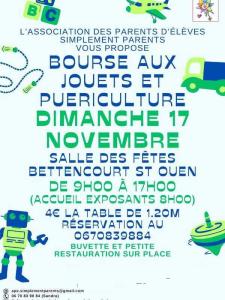 Bourse aux jouets et de puériculture - Bettencourt-Saint-Ouen