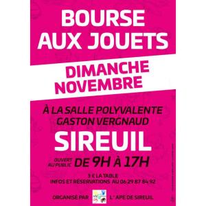 Bourse aux jouets - Sireuil